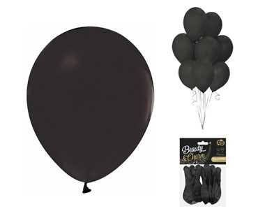 CB-1PCR BALON PASTELNO CRNI 30cm 10kom