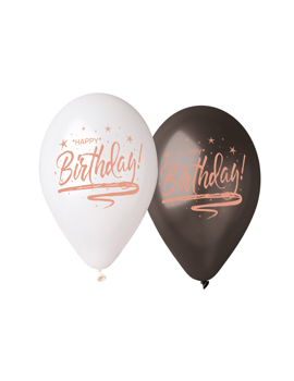 GMS120-798 BALONI HELIJ Happy birthday 33 cm, 5/1