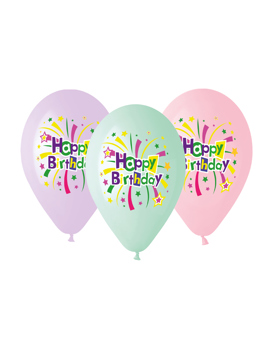 GS120-751 BALONI HELIJ happy birthday 33 cm, 5/1