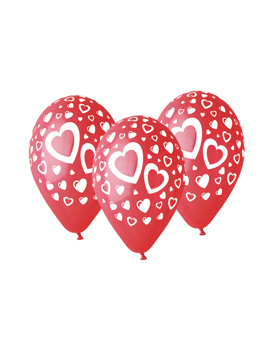 GS110-P086 BALON SA SRCIMA 30cm 5kom