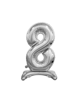 BC-ASS8 BALON FOLIJSKI SILVER br:8 74cm