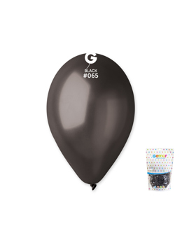GM120-65 BALONI METALIK CRNI 30cm 50/1