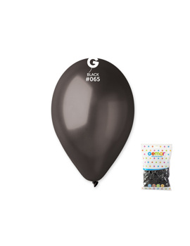 GM90-65 BALONI METALIK CRNI 26cm 100/1