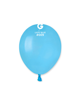 A50-09 BALONI PASTELNI, SVIJETLO PLAVI 13cm 100/1