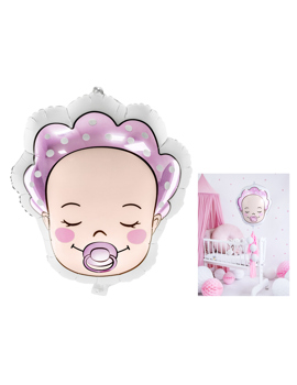 FB63-081 BALON FOLIJSKI BABY GIRL 45x40 cm