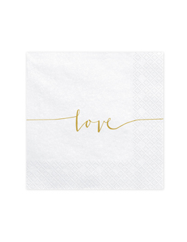 SP33-22 SALVETE PAPIRNE LOVE 33x33 cm