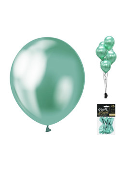 CB-7LZI BALON PLATINASTO ZELENI 12" 7kom