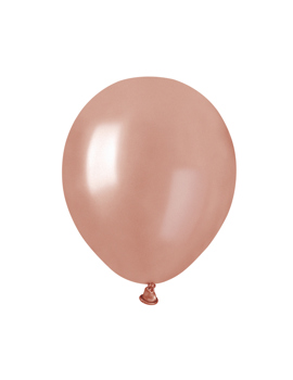 AM50-71 BALONI METALIK RUŽIČASTO ZLATNA 13 cm, 100/1