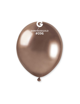 AB50-96 BALONI SJAJNI RUŽIČASTO ZLATO 13 cm, 100/1