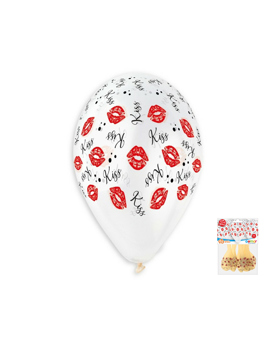 GS120-946 BALON PREMIUM HELI Kiss Kiss 33cm 5/1