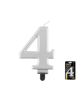 PF-SCS4 SVIJEĆA SIVA br.4 ,8cm