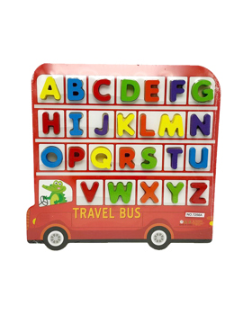 MKN658650 DRVENE PUZZLE SLOVA 29x28 cm