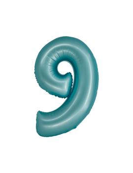 CH-SJN9 FOLIJSKI BALON MATT SVIJETLO PLAVI br.9, 76cm