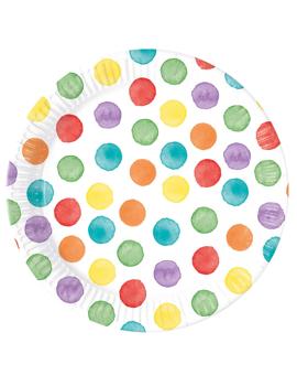93448 PAPIRNI TANJUR MULTI COLOR 23cm 8/1