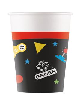 93771 PAPIRNE ČAŠE GAMING PARTY 200ml