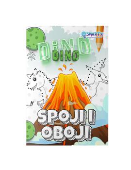 803589 BOJANKA 12 LISTOVA - SPOJI I OBOJI DINO