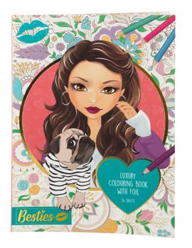 140033 LUKSUZNA BOJANKA BESTIES A4 SA FOLIJOM 24 lista