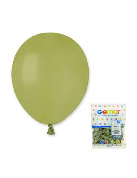 A50-98 PASTELNI BALONI MASLINASTO ZELENA 13cm, 100kom,