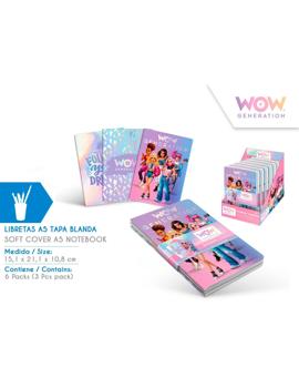 0002 BILJEŽNICA WOW GENERATION MEKI UVEZ ,100g, 24 lista