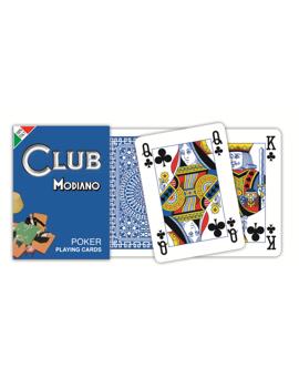 300380 KARTE 1-ŠPIL POKER CLUB BLUE