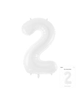 FB130-2 FOLIJSKI BALON BIJELI br.2, 86cm