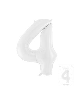 FB130-4 FOLIJSKI BALON BIJELI br.4, 86cm