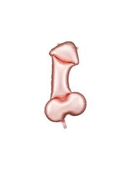 FB221 FOLIJSKI BALON PENIS RUŽIČASTO ZLATO 112x5cm