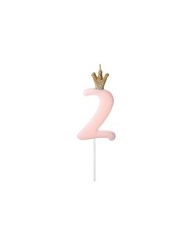 SCU6-2 SVIJEĆA PINK br.2, 9,5cm