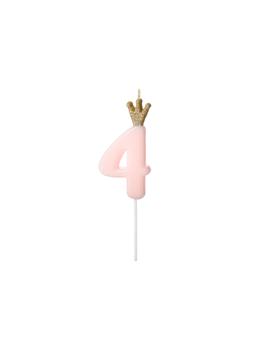 SCU6-4 SVIJEĆA PINK br.4, 9,5cm