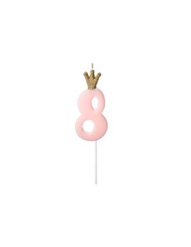 SCU6-8 SVIJEĆA PINK br.8, 9,5cm