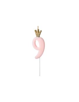 SCU6-9 SVIJEĆA PINK br.9, 9,5cm