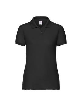 MAJICA FOL LADY FIT POLO CRNA S vel, 180 g