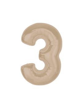 CH-S9L3 FOLIJSKI BALON MATT LATTE 92 cm, br.3