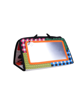 MKV559606 PLIŠANO CRNO-BIJELO OGLEDALO ZA BEBE 26x15 cm *