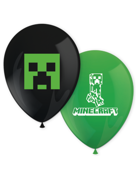 95662 LATEX BALONI MINECRAFT 8 kom