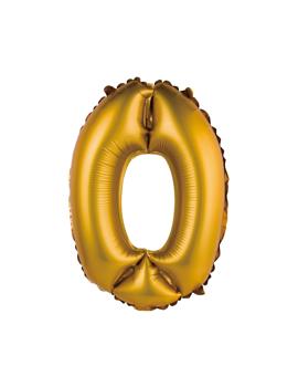 BC-AZL0 FOLIJSKI BALON MATT ZLATNO 35 cm, br.0