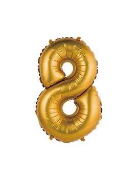 BC-AZL8 FOLIJSKI BALON MATT ZLATNO 35 cm, br.8