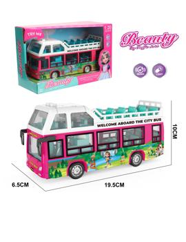 MKX951293 Školski autobus 1:20, svjetlosni efekti19x6x10 cm "