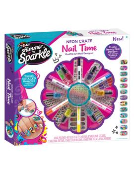 65659 Shimmer & Sparkle – neon set za ukrašavanje noktiju