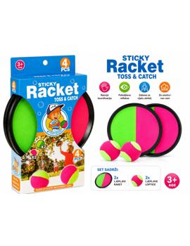 MKR910781 Dječji set s čičak reketom i lopticom 14x5x28cm*