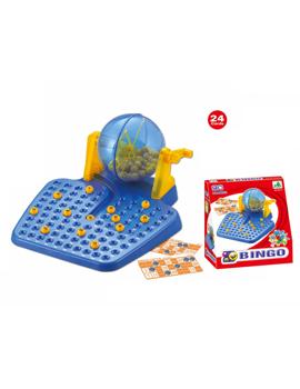 MKV480127 Bingo lutrija s ručnim okretanjem – 90 brojeva i 24 kartice.23x10x24cm*