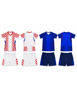 3413 DJEČJI DRES SET HRVATSKA REPREZENTACIJA (MAJICA I ŠORC)