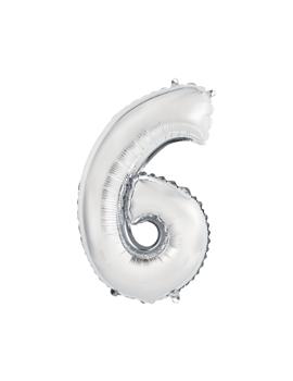 FG-C35S6 FOLIJSKI BALON SILVER 35 cm, br.6