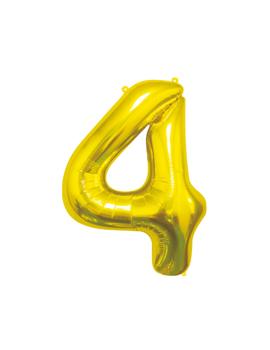 HS-C45ZM4 BALON FOLIJSKI ZLATNI 85 cm, br.4 BC-HZL4