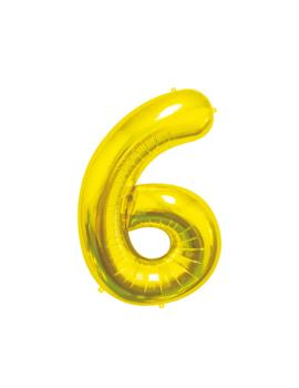 HS-C45ZM6 BALON FOLIJSKI ZLATNI 85 cm, br.6 BC-HZL6