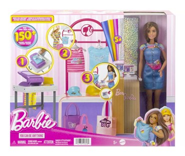 HKT78 BARBIE MODNI BUTIK , KREATIVNOST I ZABAVA U SVIJETU MODE